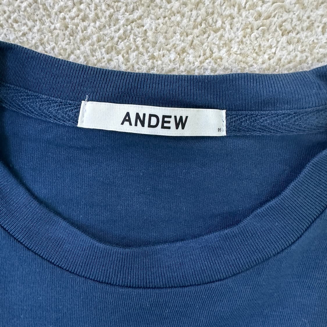 95 ANDEW 네이비 반팔티 0324D 상품이미지2