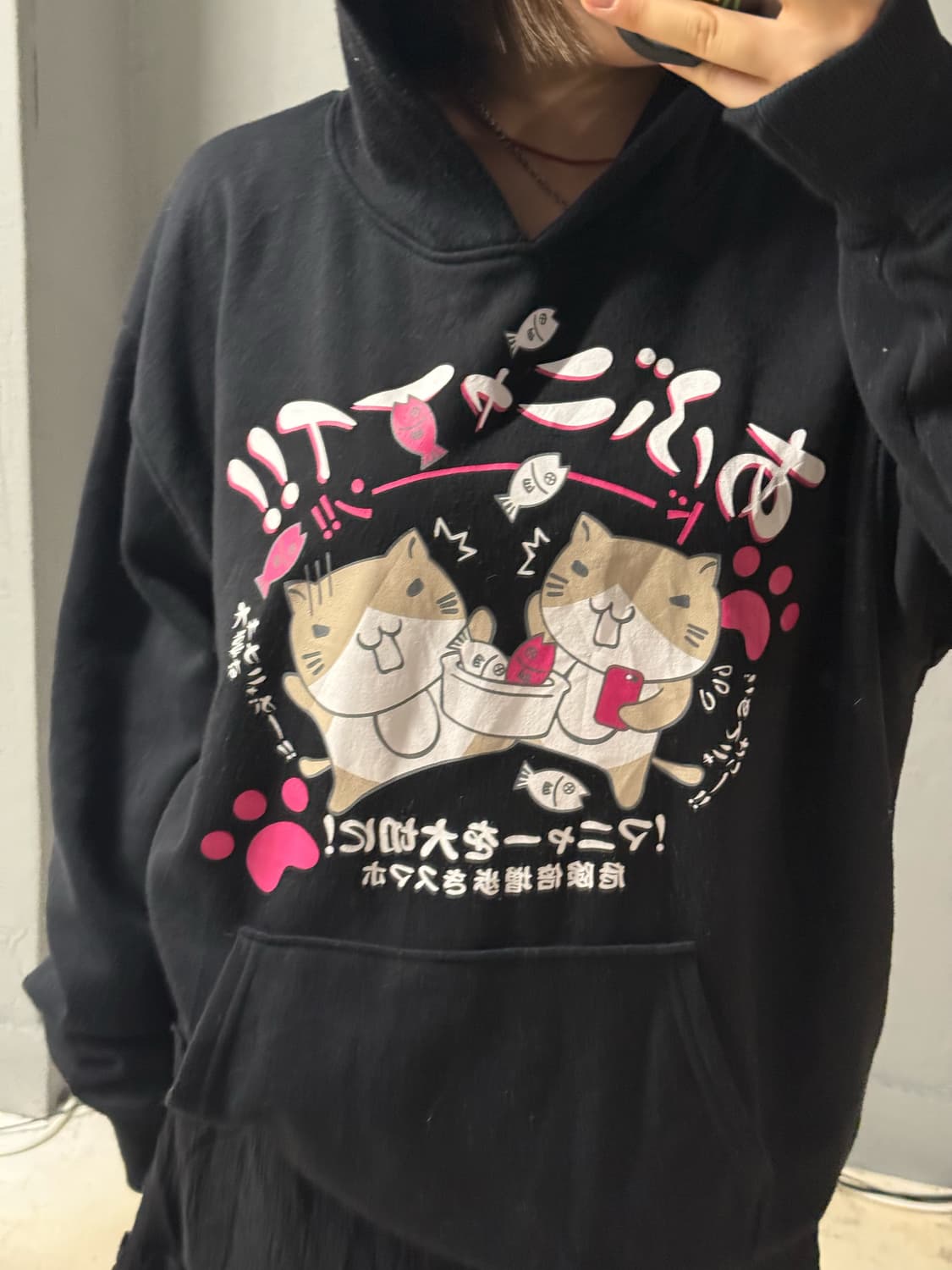 necobuchi-san kawaii printing hoodie 상품이미지3