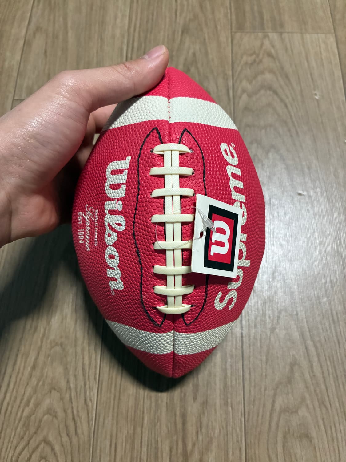 슈프림 미니 풋볼 럭비공 상품이미지3