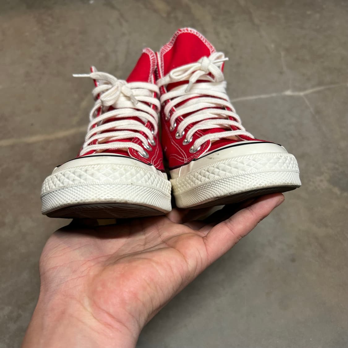 250) 컨버스 척테일러 척 70 스니커즈 신발 레드 상품이미지7