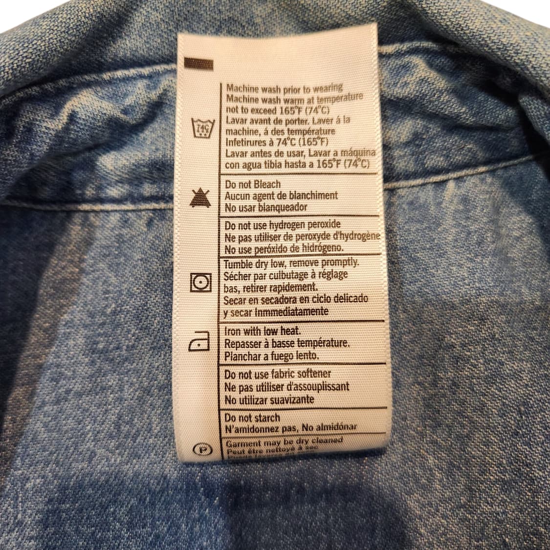 Carhartt 칼하트 크롭 데님 집업 자켓 상품이미지3