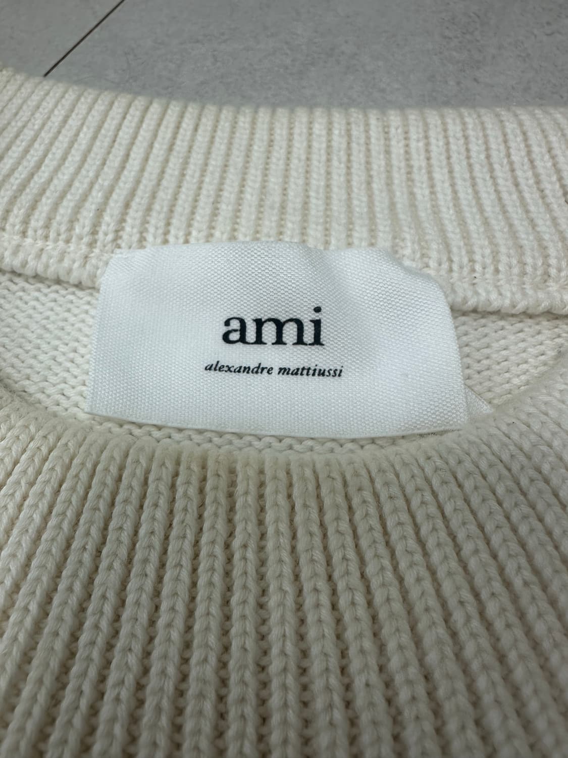 아미 니트 빅로고 M 상품이미지3