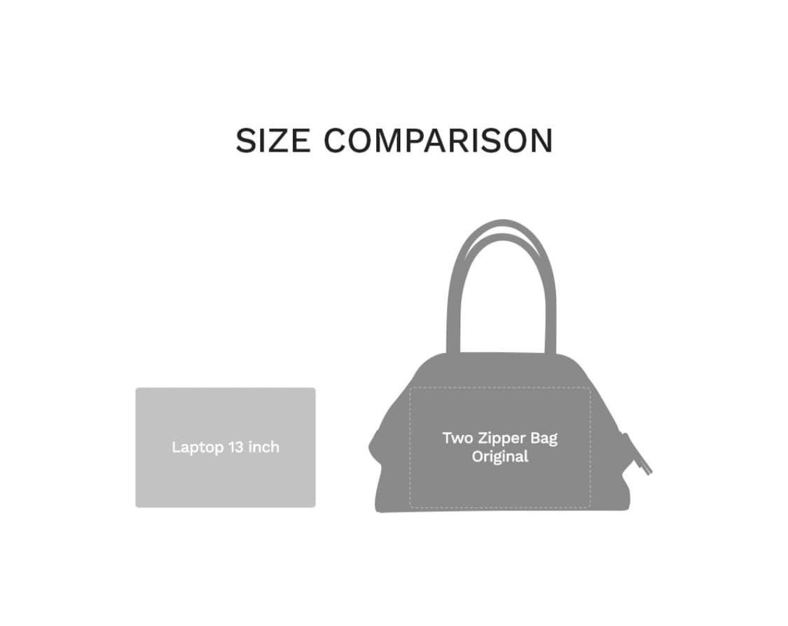 크리스틴프로젝트 two zipper bag 투 지퍼백 나일론 오리지널 블 상품이미지6