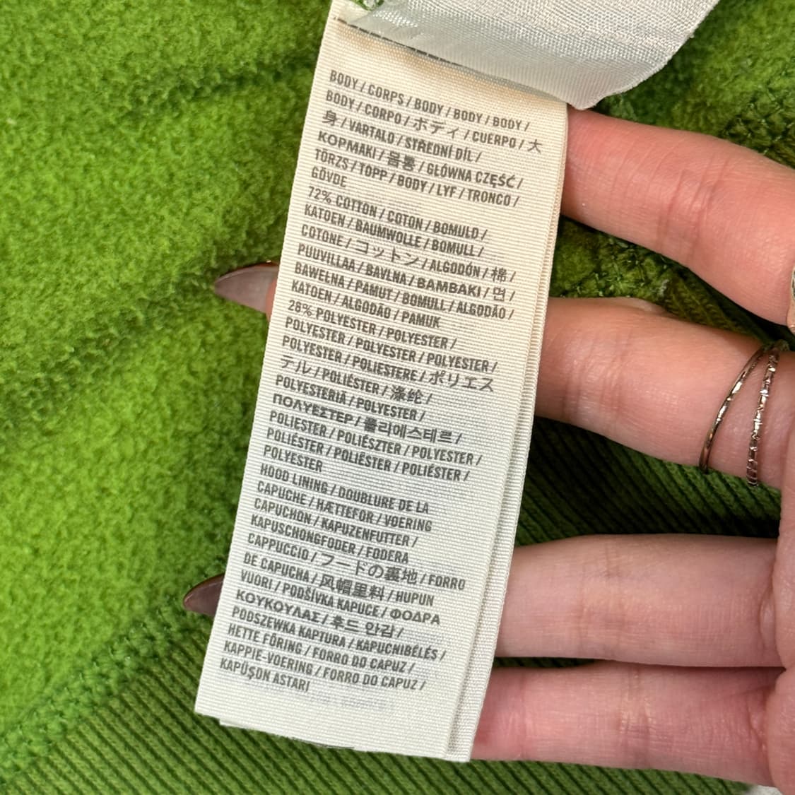 M) 홀리스터 후드집업 그린 상품이미지8