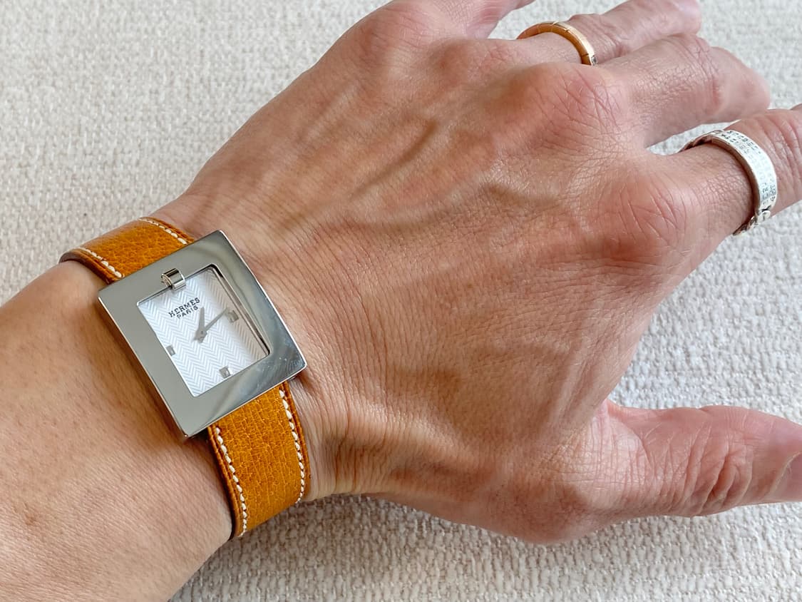 에르메스 BE1.210 벨트 워치 여성용 중형 30mm 쿼츠 상품이미지6