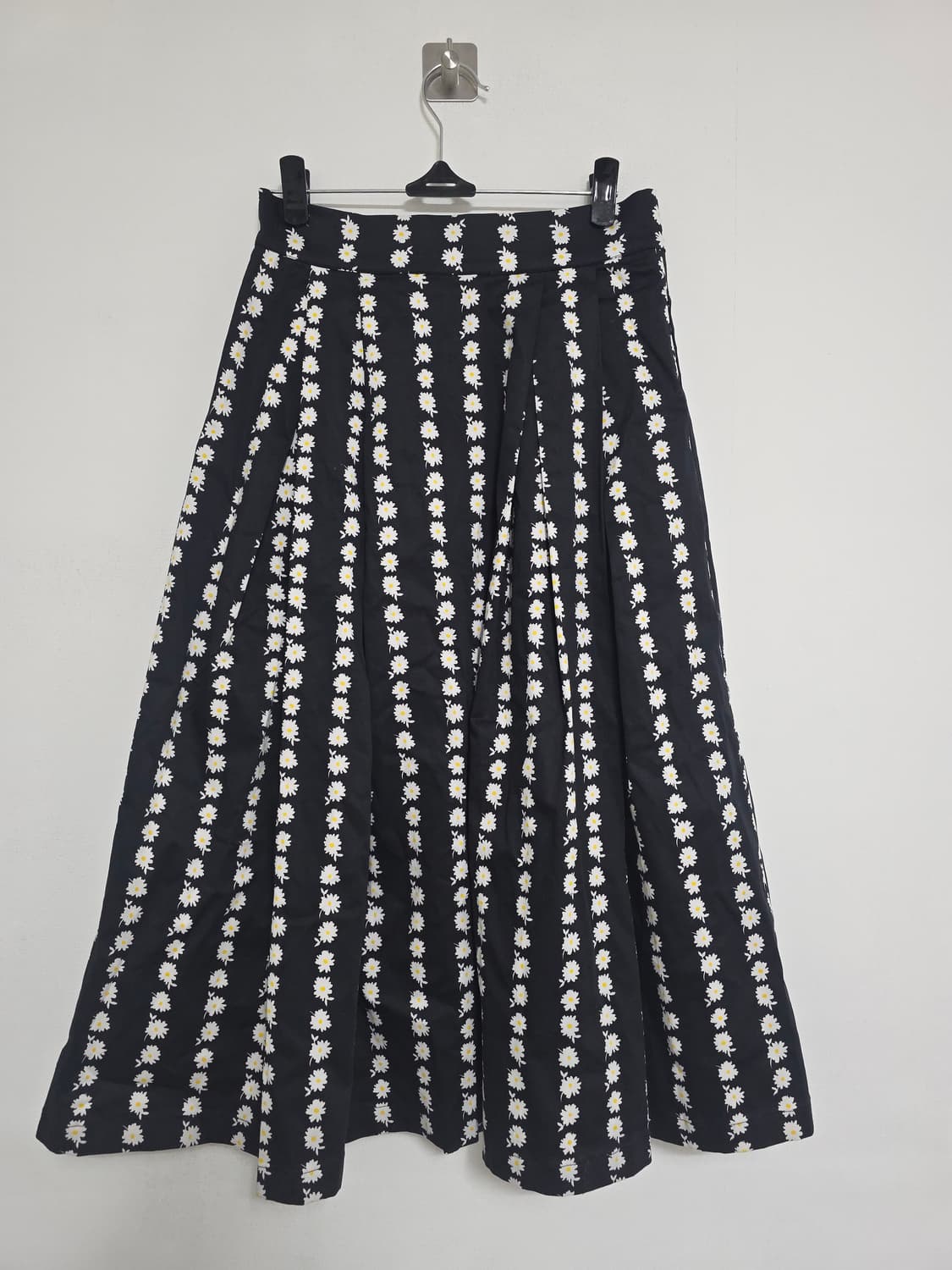마쥬 MAJE 데이지 플라워 버튼 롱 스커트 네이비 1사이즈 상품이미지4