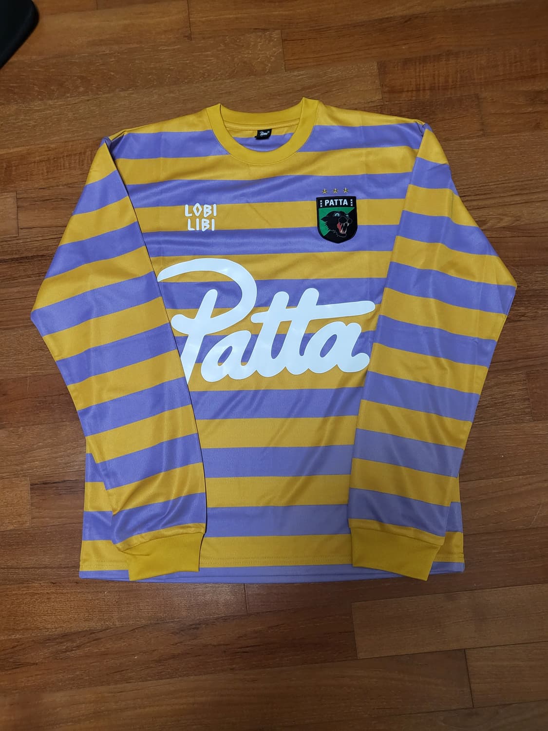 Patta 파타 스트라이프 롱슬리브 풋볼 져지 바이올렛 M 상품이미지5