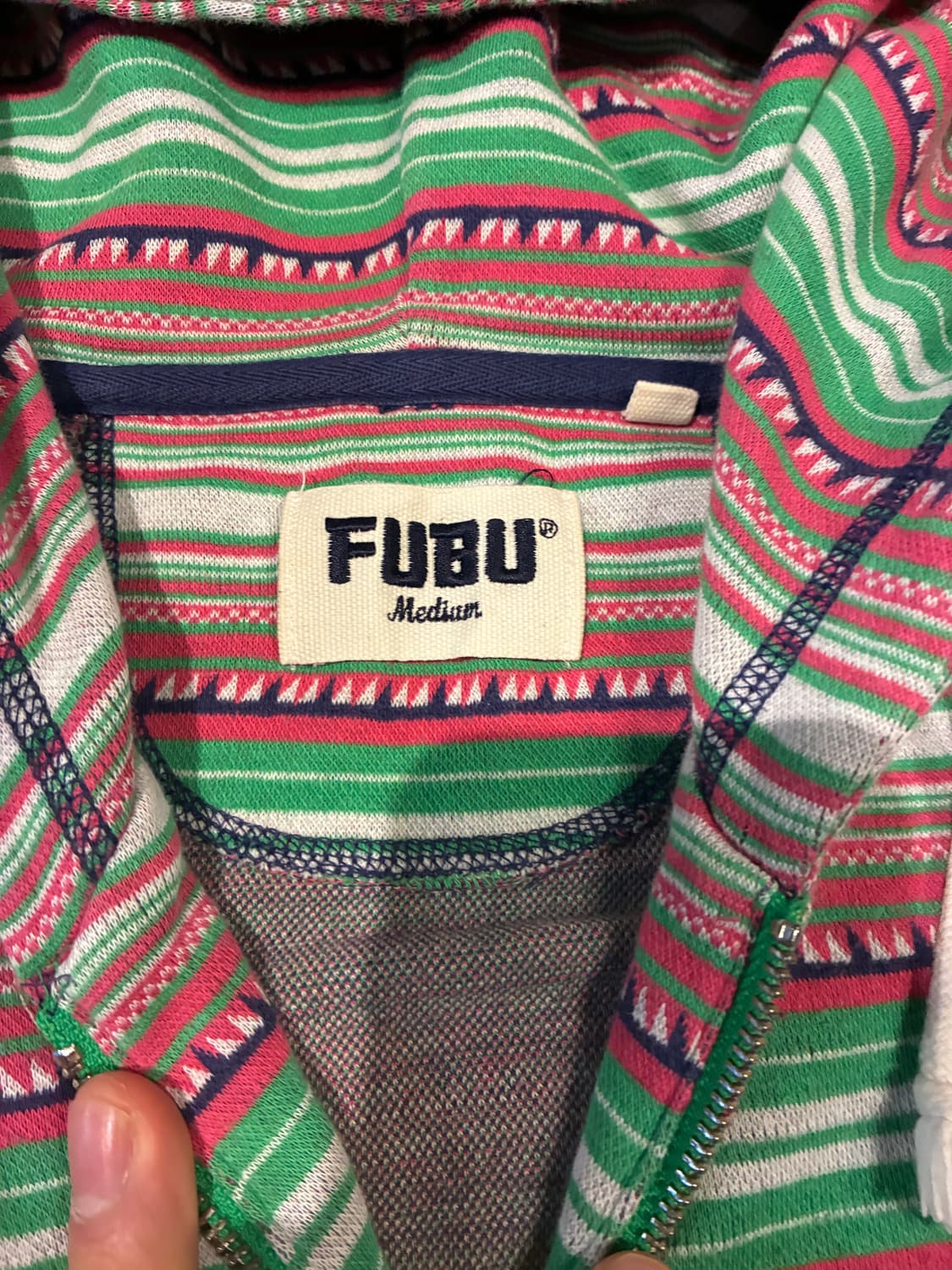 M) FUBU 후부 에스닉 후드 집업 상품이미지2