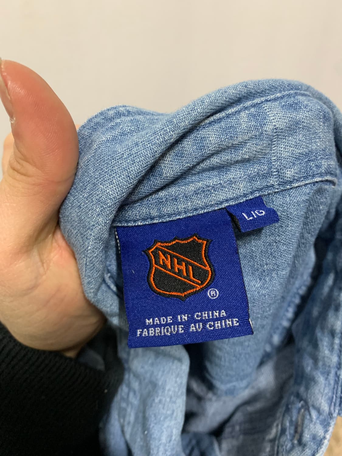 NHL 데님 셔츠 상품이미지3