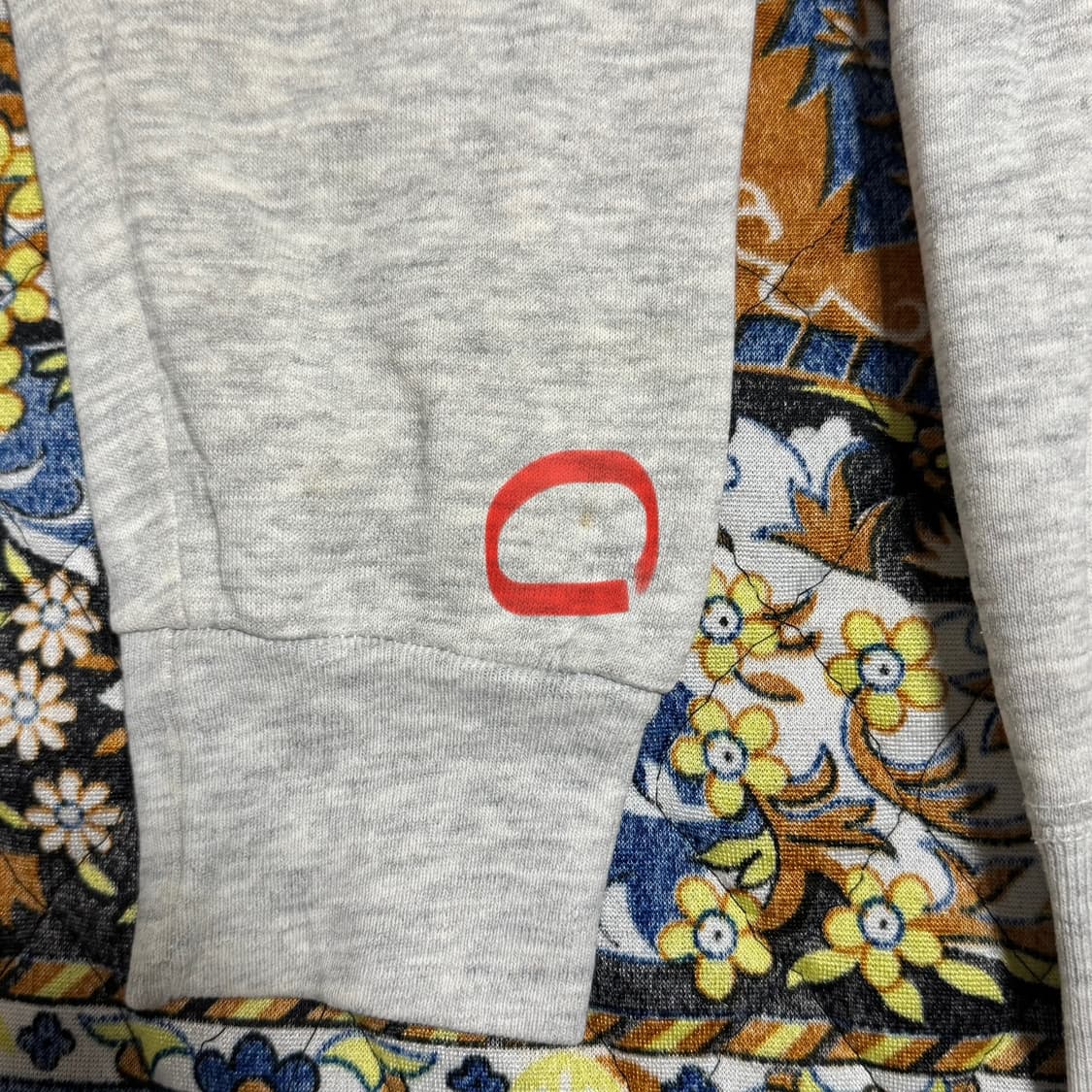 빈티지 80s USA 챔피온 그레이 오트밀 스웻 후드 상품이미지5