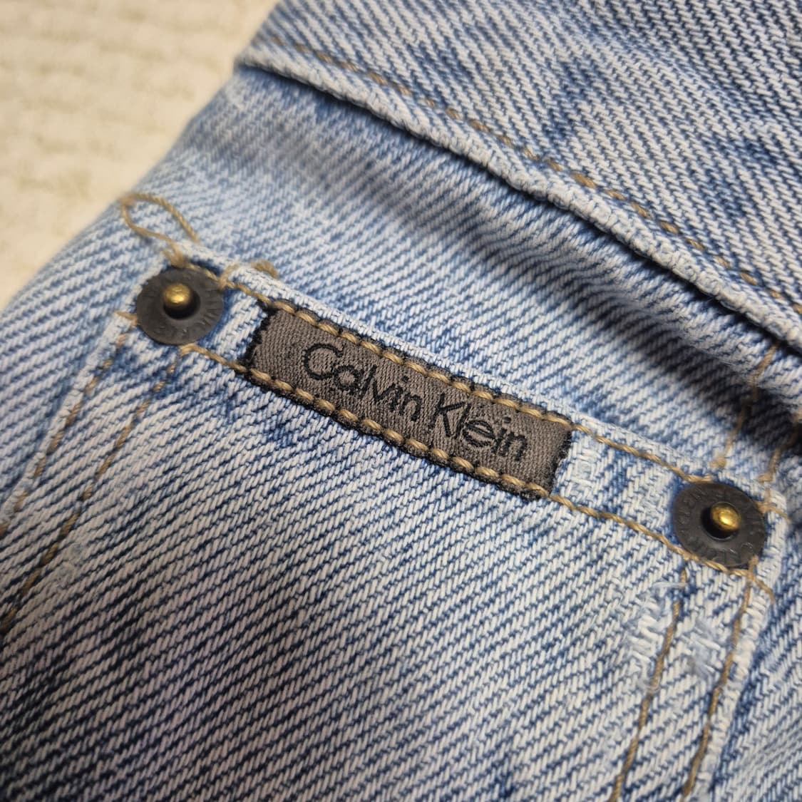 [우주매물🔥] 캘빈클라인 진스 90s 연청 데님 진 상품이미지4