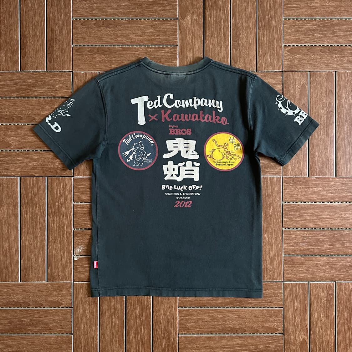 Ted Company multi logo cotton 1/2 tee 상품이미지2
