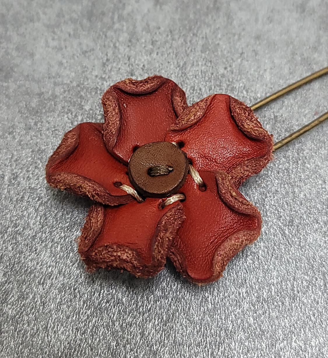 leather 빈티지브로치 상품이미지2