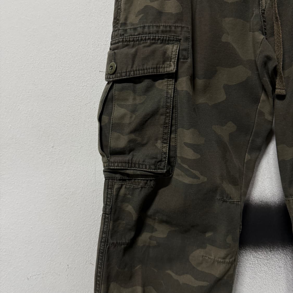 VTG 빈티지 우드랜드 풀 카모 와이드 카고 팬츠 상품이미지4