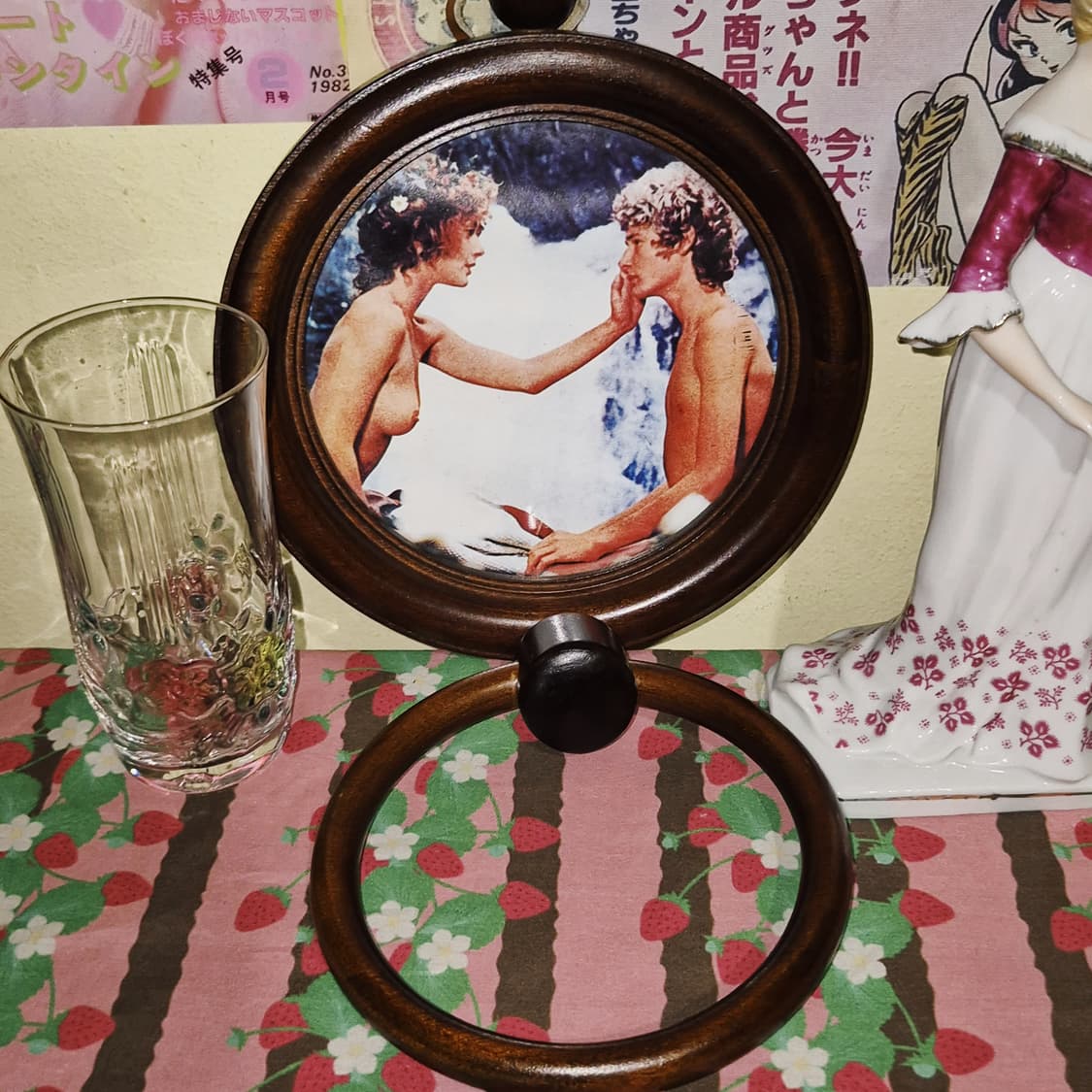 90s 핸드메이드 우드 행잉 액자 링 홀더 상품이미지7