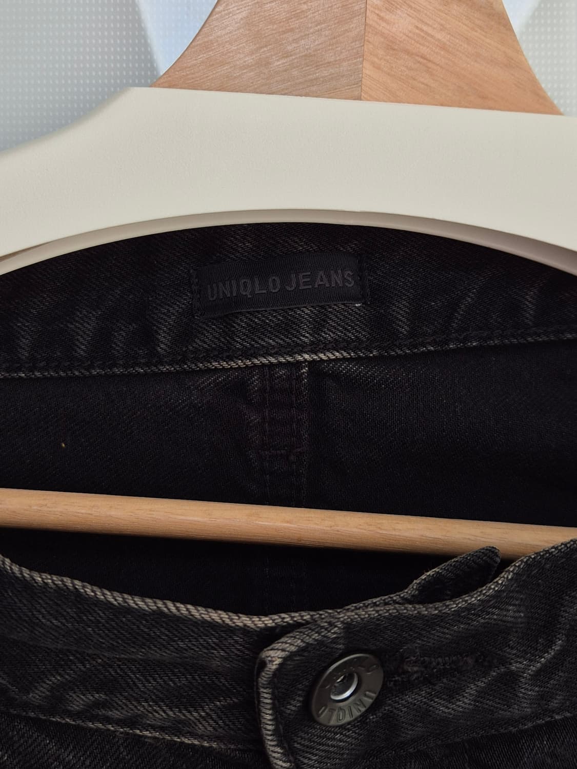 유니클로 와이드 피트 청바지 팬츠 데님 그레이 31사이즈 상품이미지3