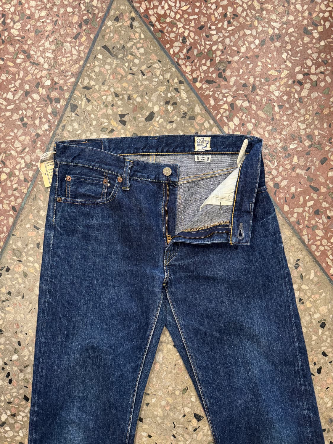 오어슬로우 105 스트레이트 셀비지 데님 (32) 상품이미지5