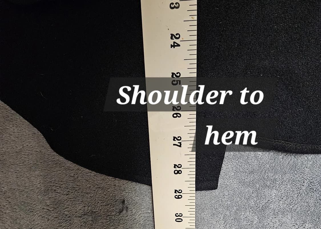 재패니즈 빈티지 프론티어 울 차콜 블랙 자켓 S 상품이미지4