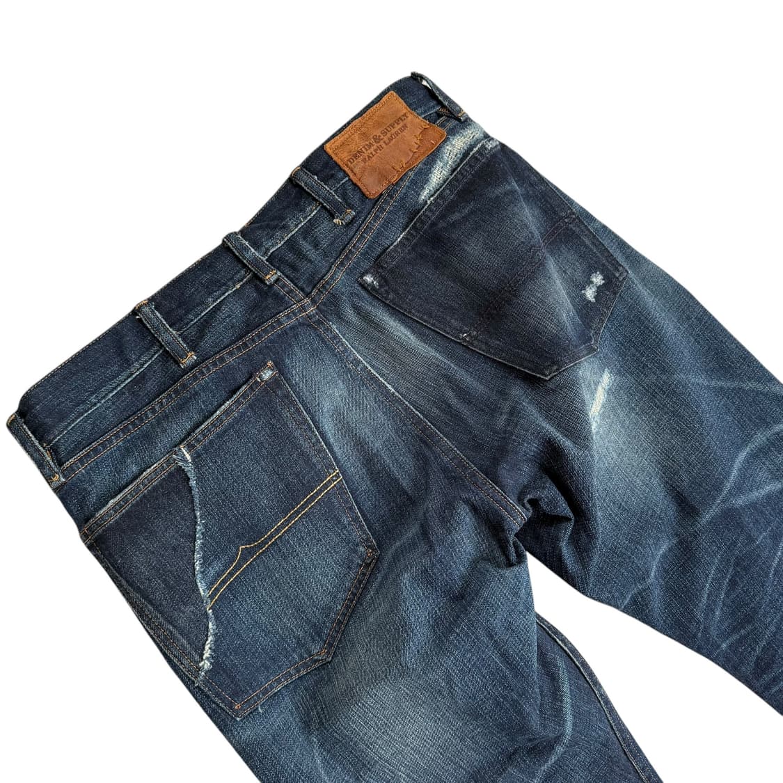 폴로 패치워크 데님 팬츠 상품이미지3