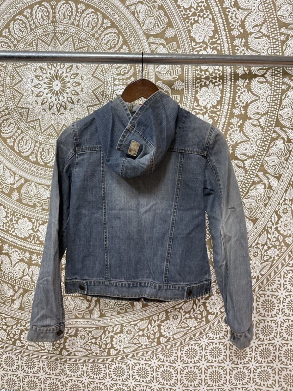 MARU DENIM 빈티지 워싱 후드 데님자켓 상품이미지3