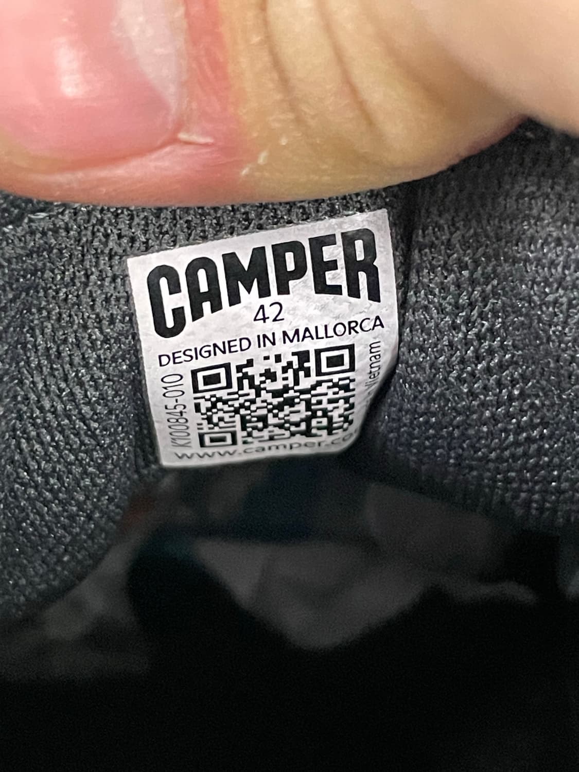 캠퍼 카스트 레더 스니커즈 그레이 42 상품이미지9