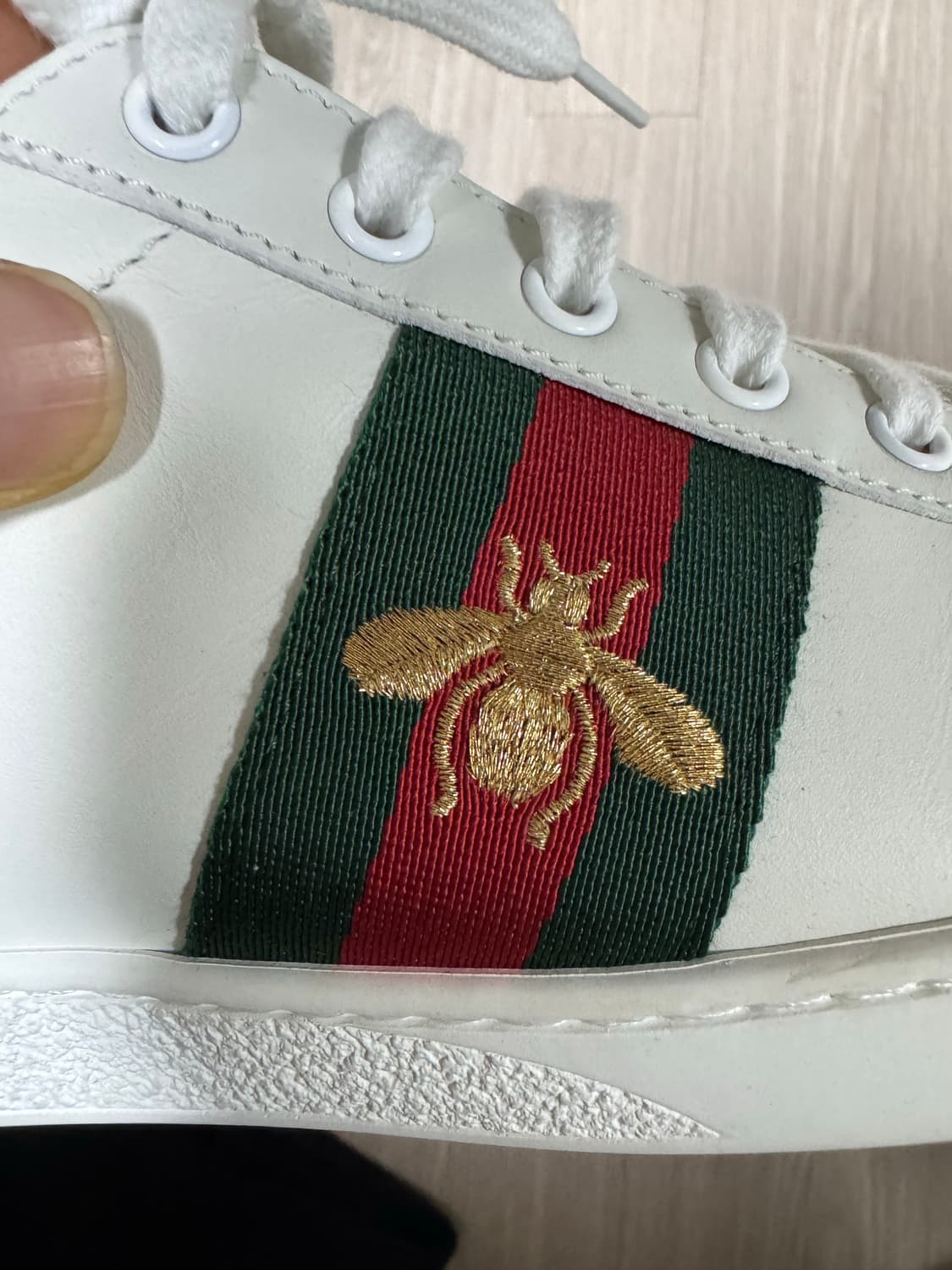 구찌 에이스 꿀벌 스니커즈 40.5사이즈 265사이즈 상품이미지3