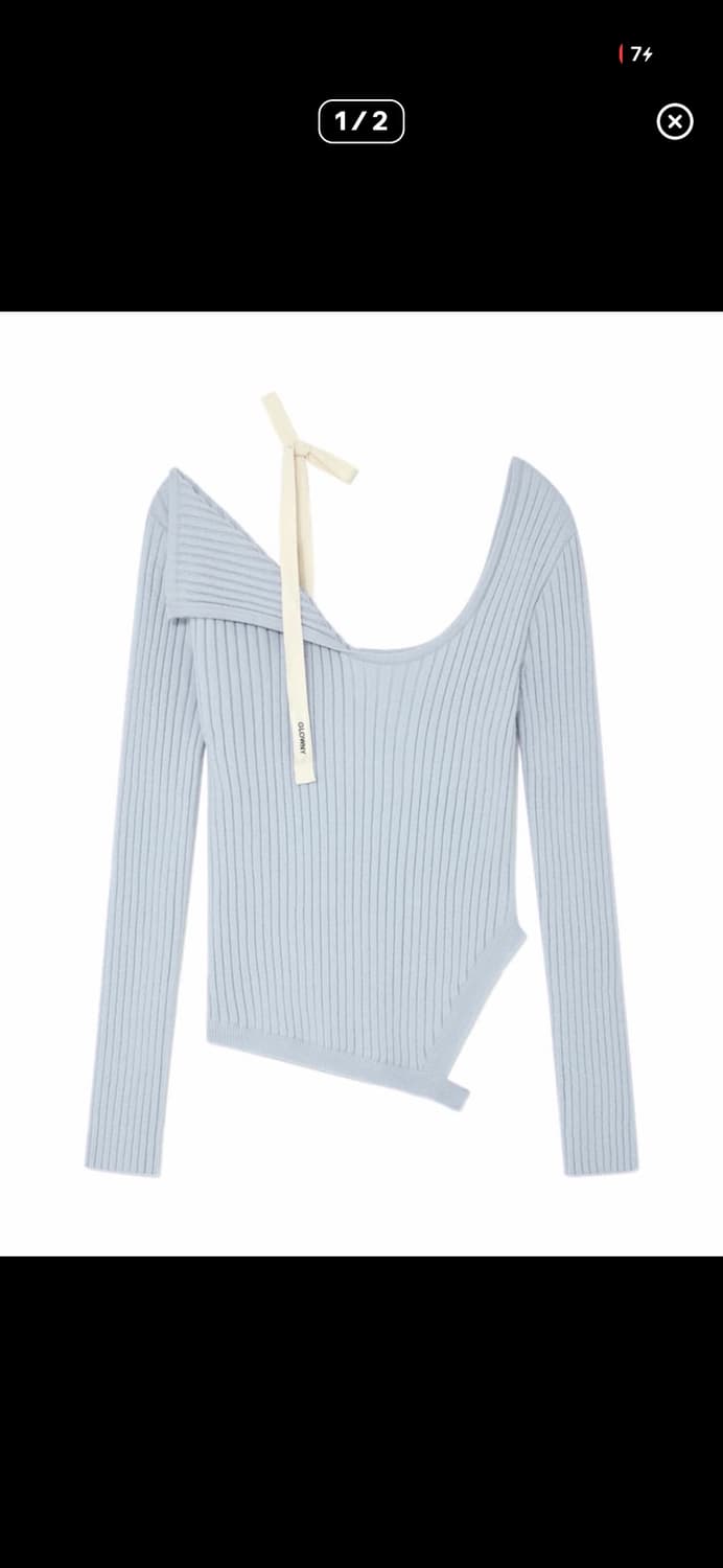 글로니 아이사 니트 베이비블루 상품이미지1