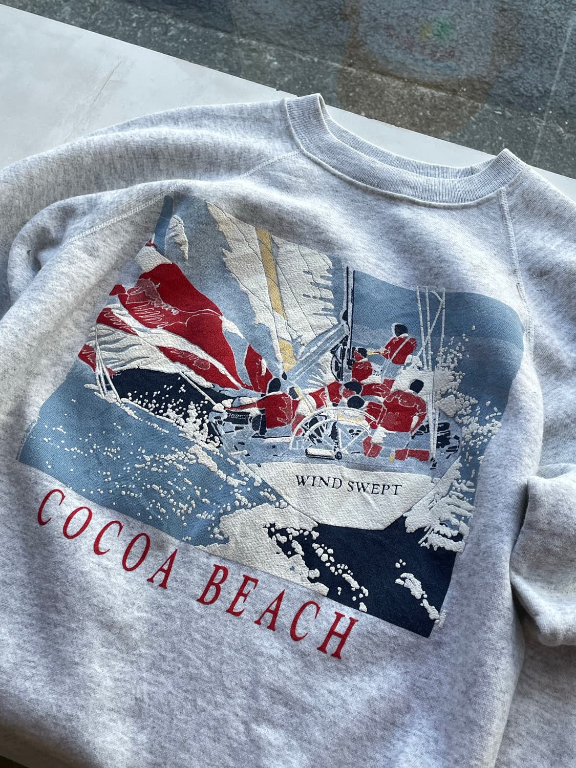 90s USA vintage sweatshirt 🌊⛵️ 상품이미지6