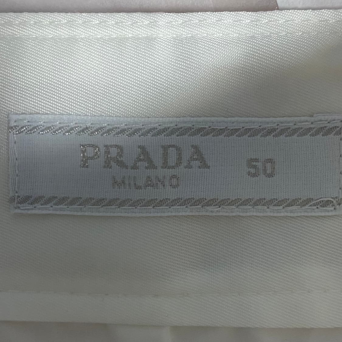 [50] 프라다 PRADA 리나일론 버뮤다 화이트 상품이미지5