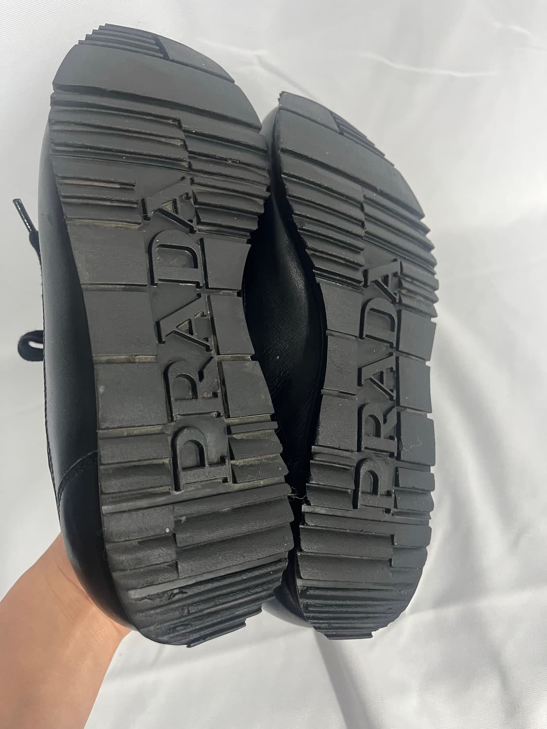 PRADA 프라다 가죽 나일론 스니커즈 6사이즈 상품이미지7