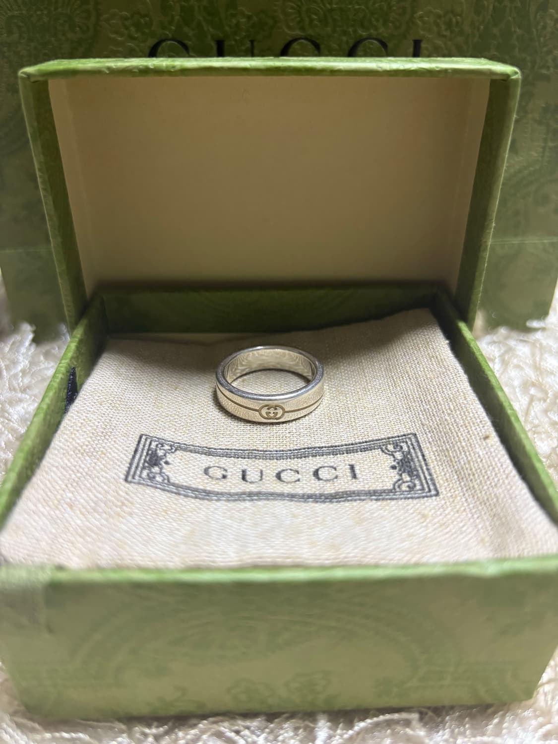 구찌 다이애그널 인터로킹 g 반지 상품이미지1