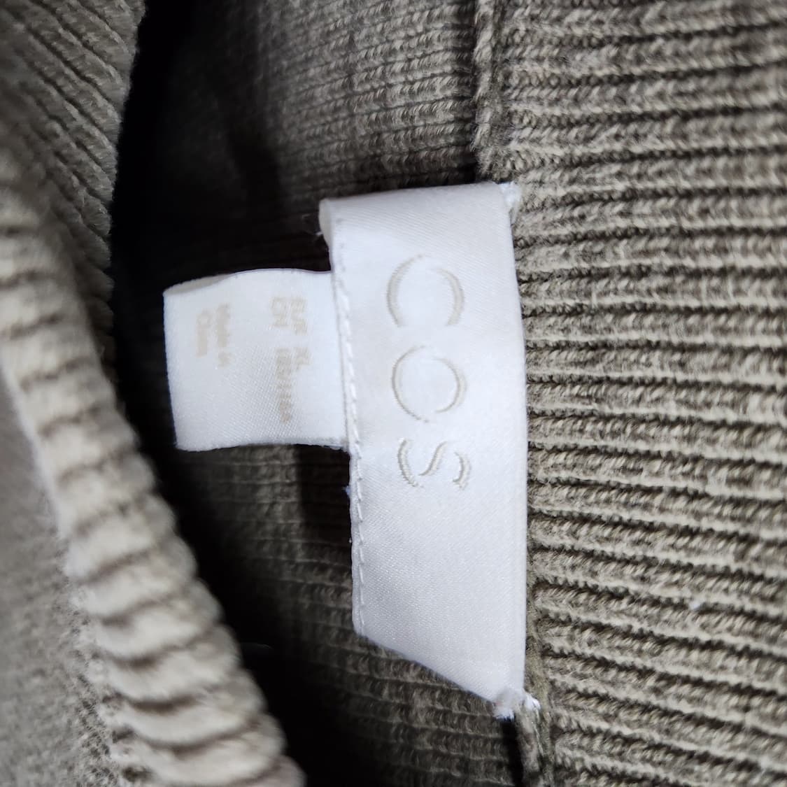 COS 코스 숄더버튼 코튼 니트 XL(2XL) 상품이미지6