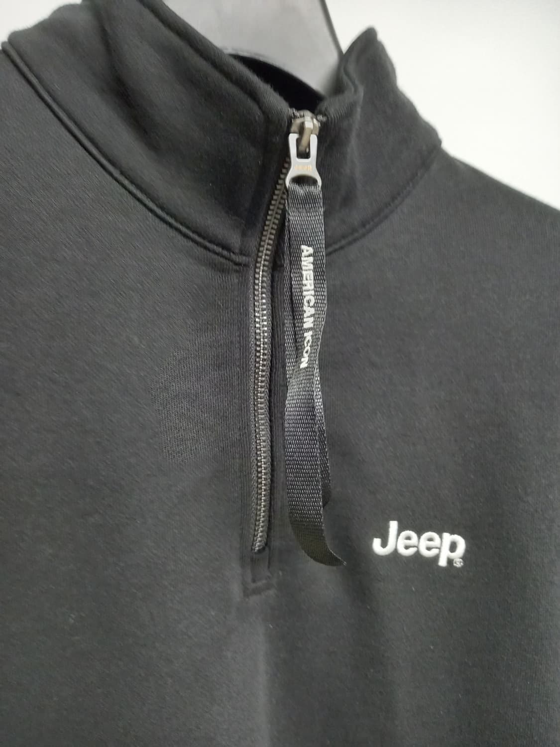 새 JEEP 지프 남성 춘추동 하프집업 맨투맨 S 90.95 상품이미지5