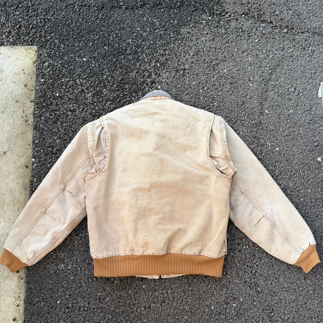 빈티지 칼하트 J165 BRN 워크 자켓 M 상품이미지2