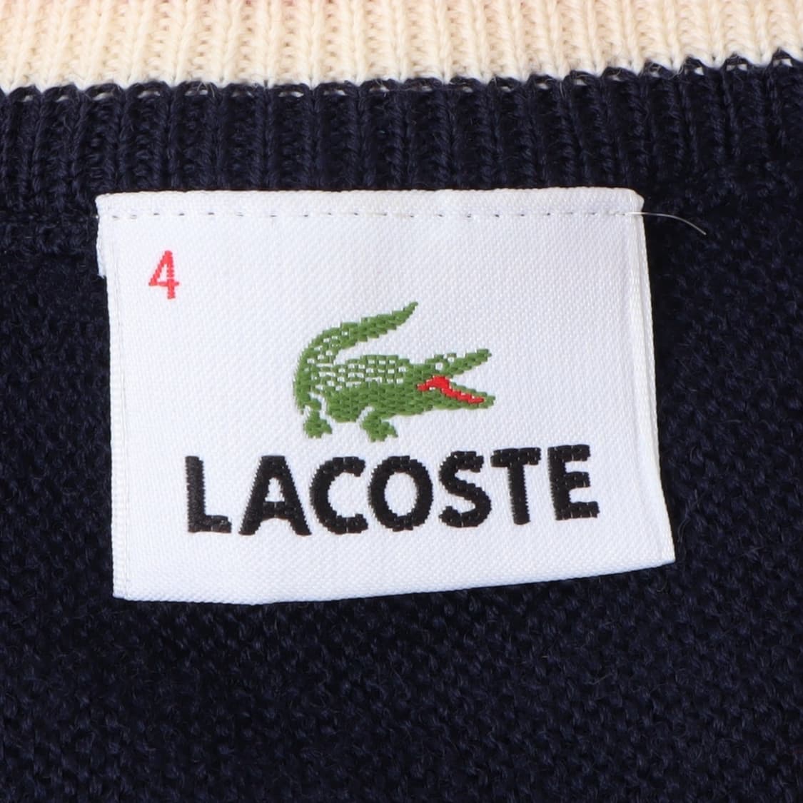라코스테 네이비 프레피 울 가디건 상품이미지8