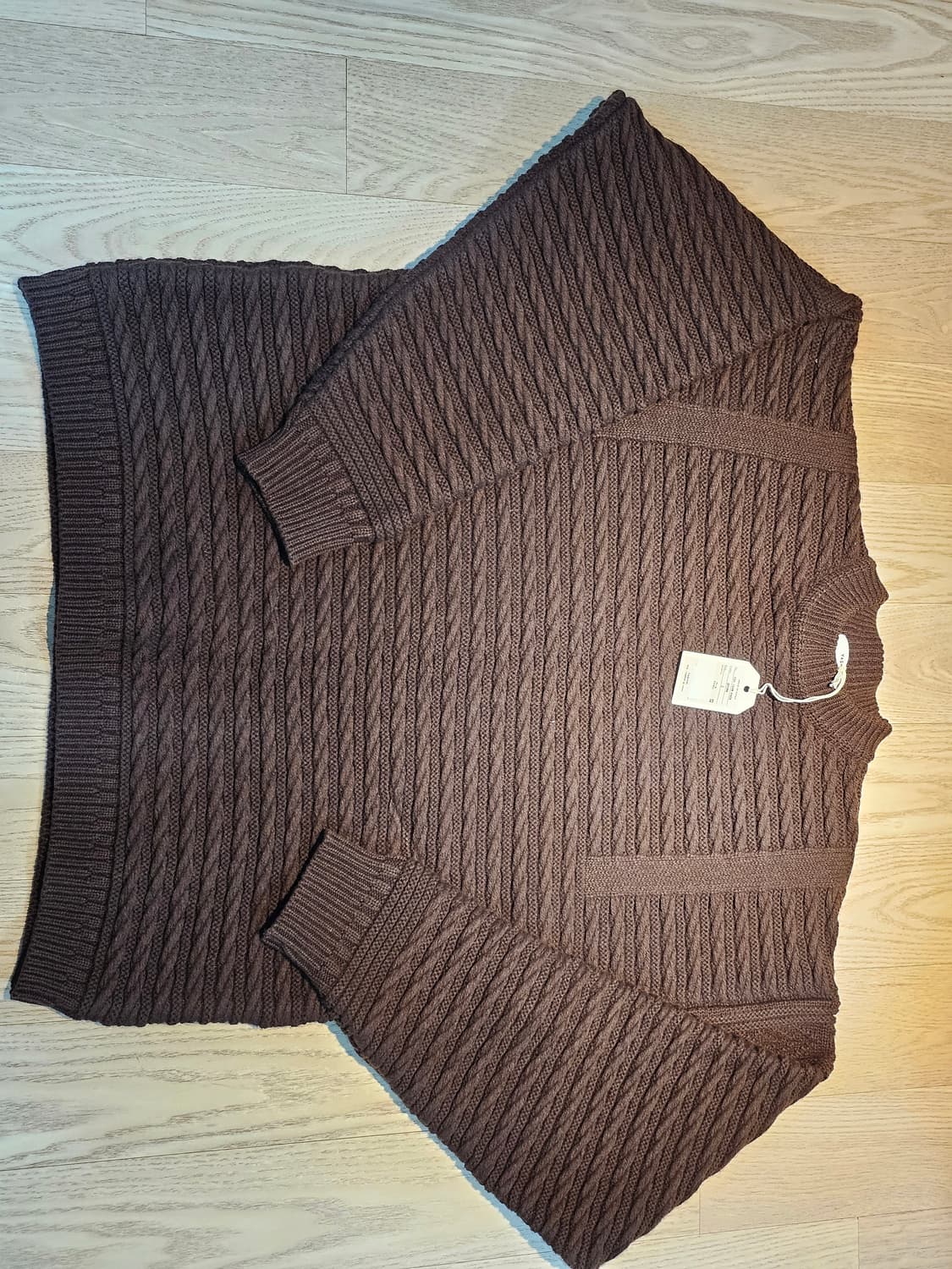 야시키 니트 2 size Brown 상품이미지1