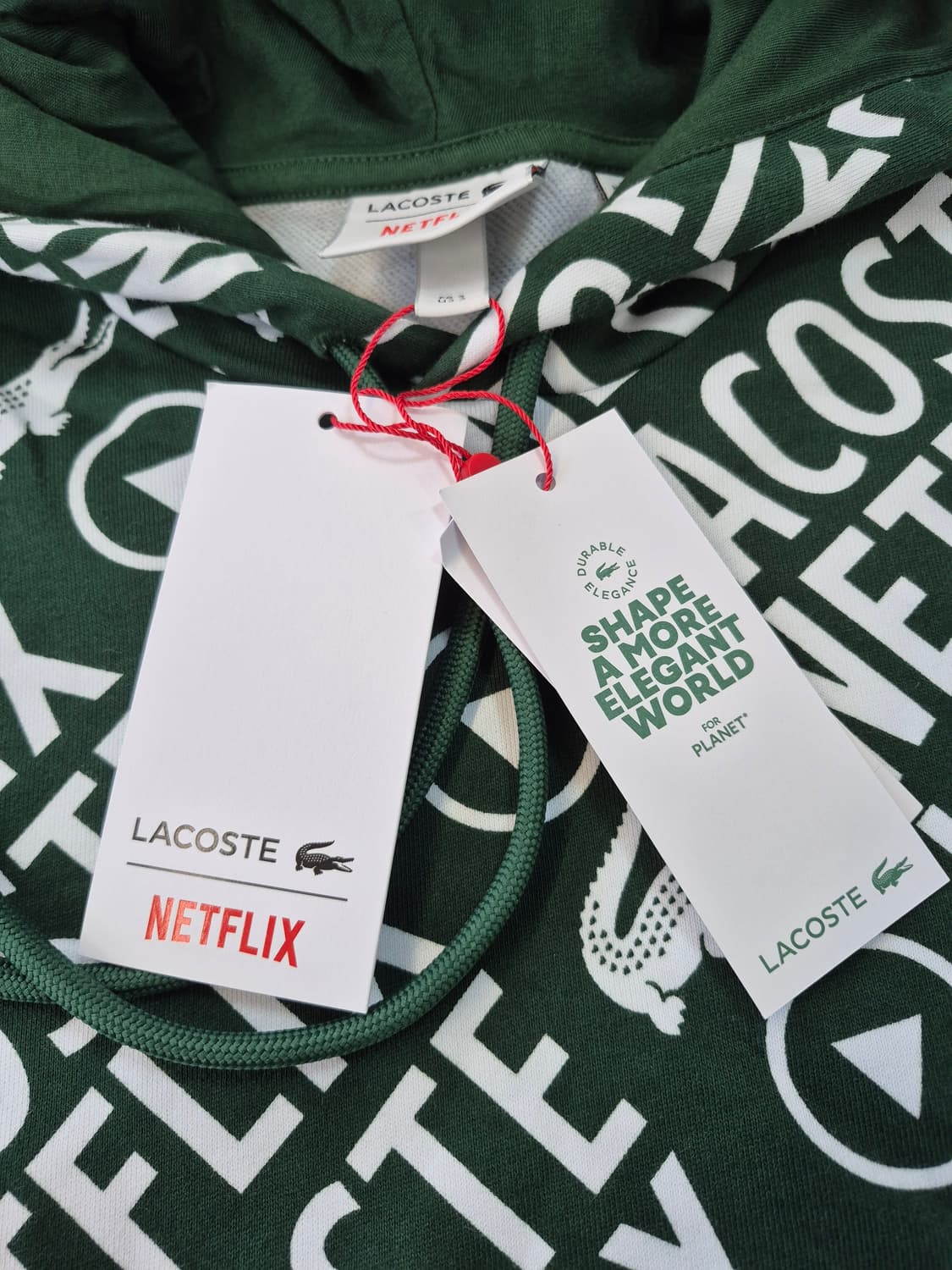 새상품특가 )라코스테 네플리스 콜라보 후드 맨투맨 상품이미지6