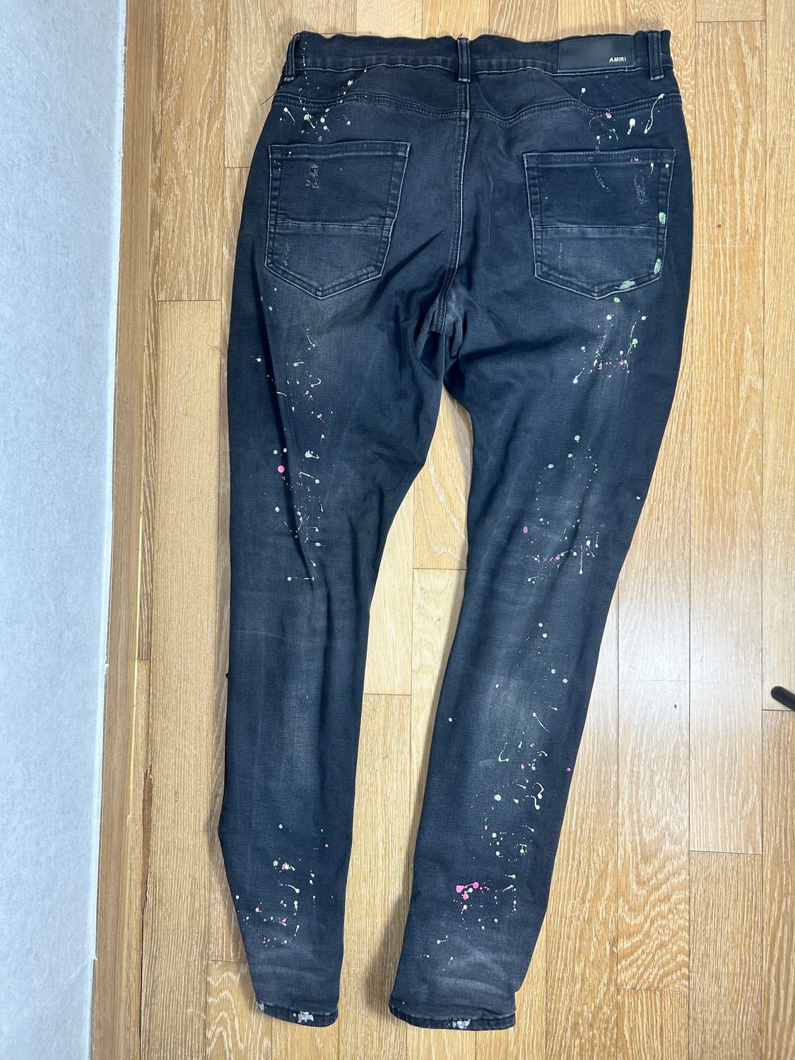 AMIRI 아미리 페인트 데미지 데님 팬츠 32사이즈 상품이미지2
