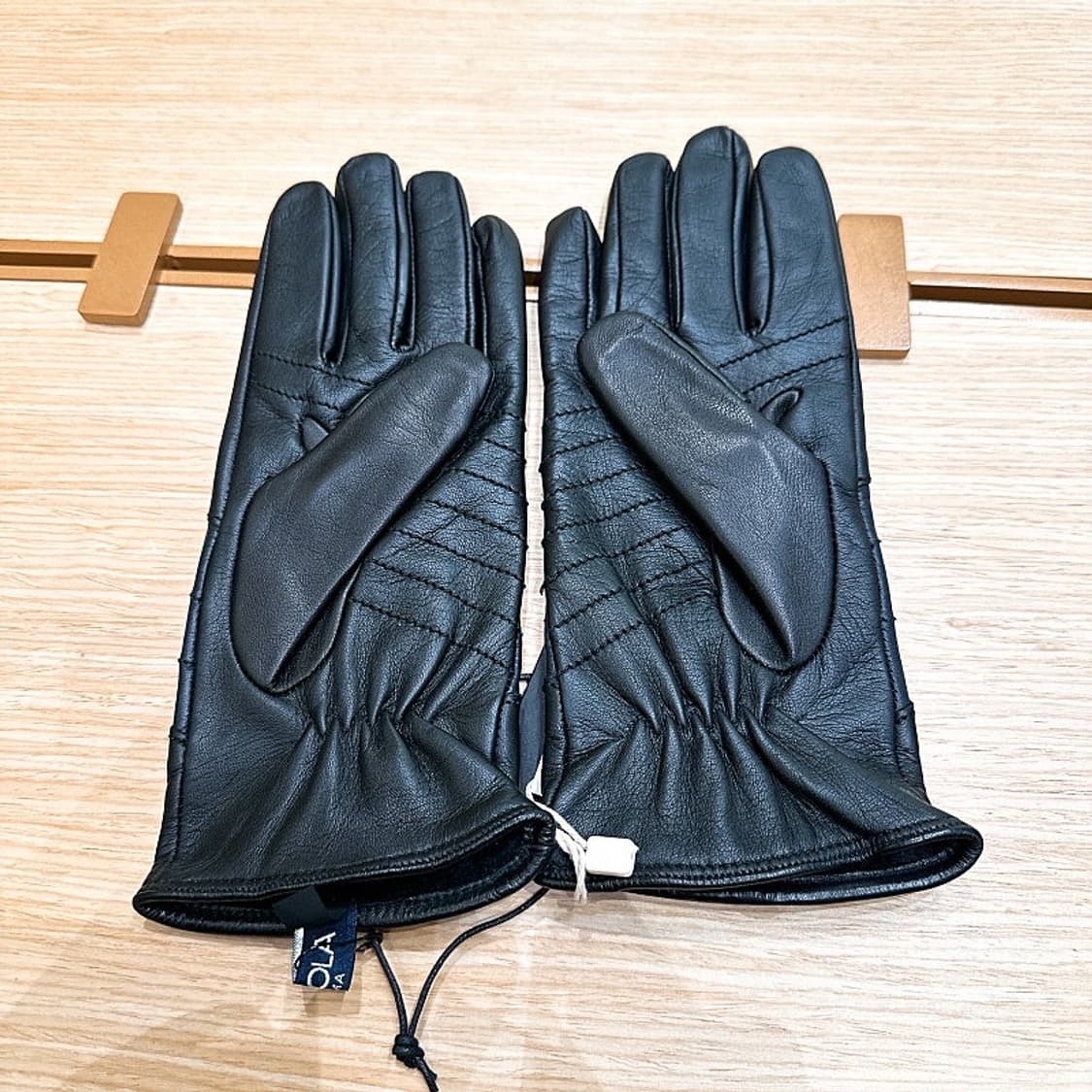(정품/새상품) 메롤라 남성 블랙 양가죽 캐시미어 장갑 상품이미지2