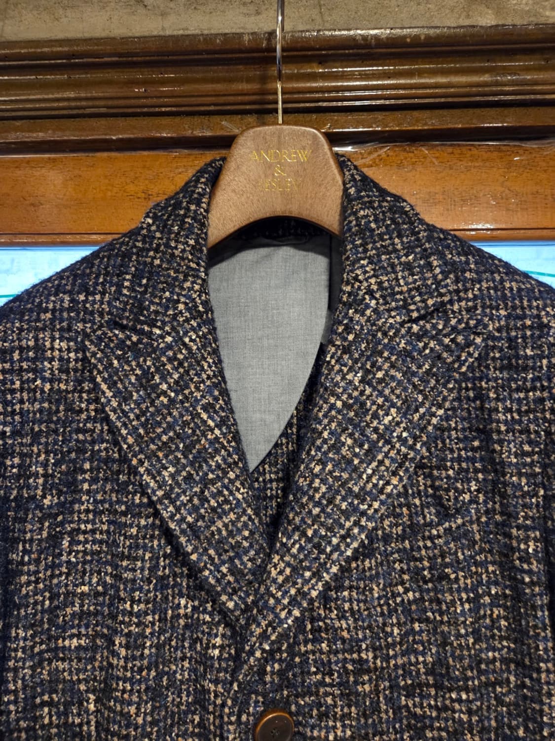 이탈리아 브랜드 헤보 트위드코트 상품이미지2