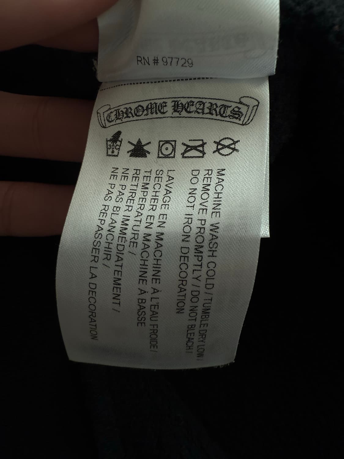 크롬하츠 LA 후드 집업 미국 XL 상품이미지7