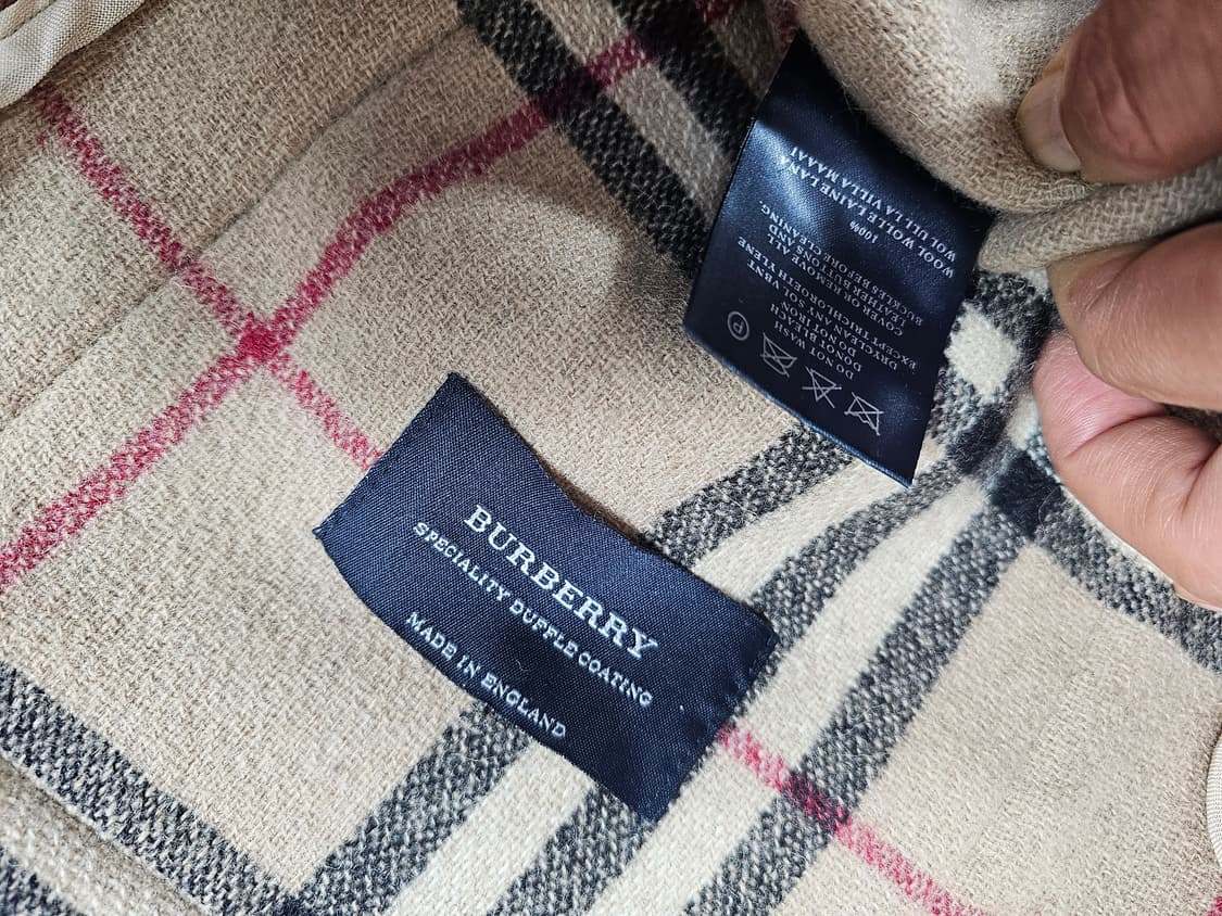 버버리체크더블코트 상품이미지9