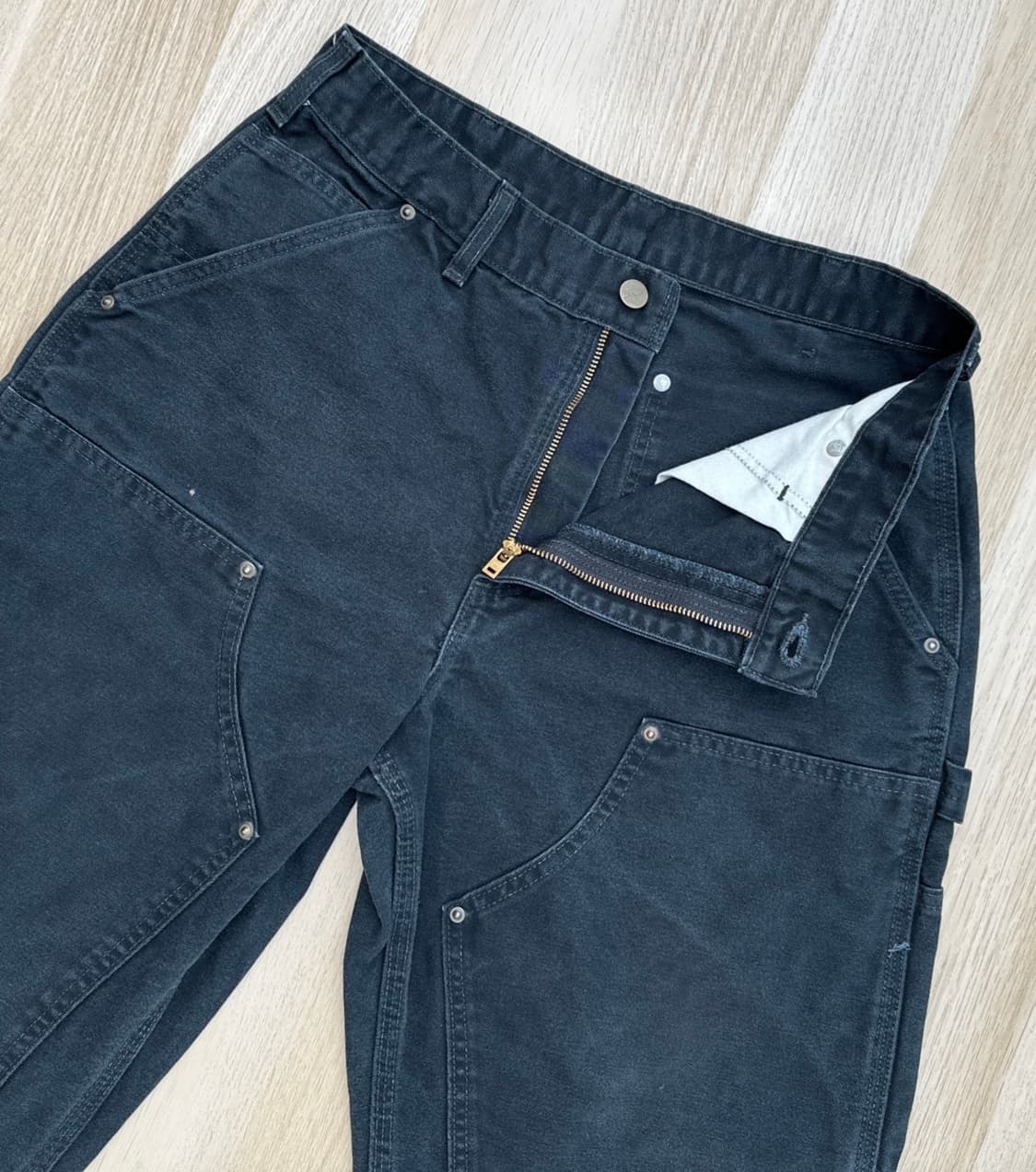 2015 칼하트 B136 BLK 블랙 더블니 카펜터 팬츠  상품이미지10