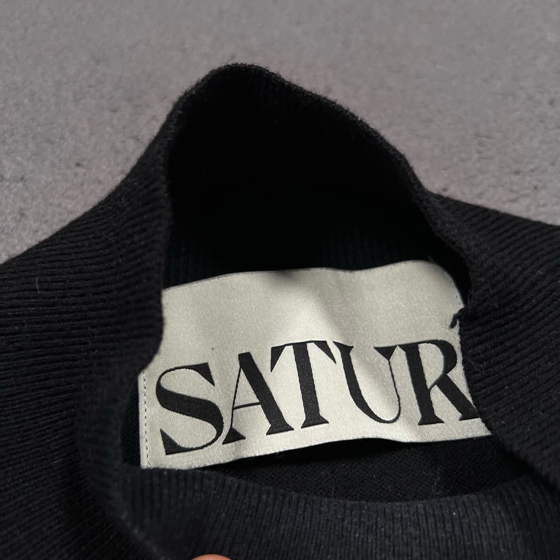 세터 터틀넥 블랙 니트  상품이미지3