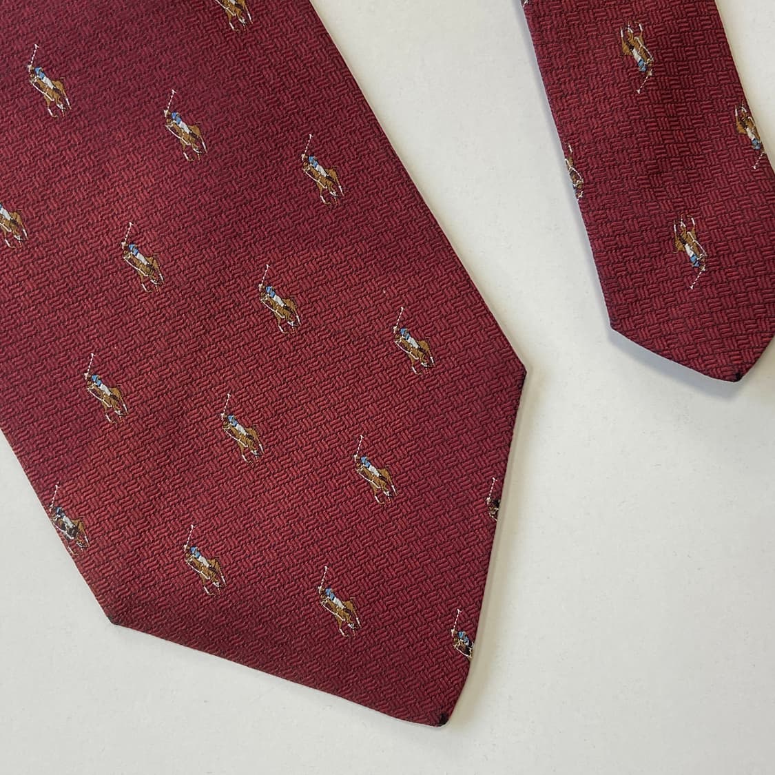 폴로 랄프로렌(POLO) 모노그램 명품 정품 넥타이 상품이미지8