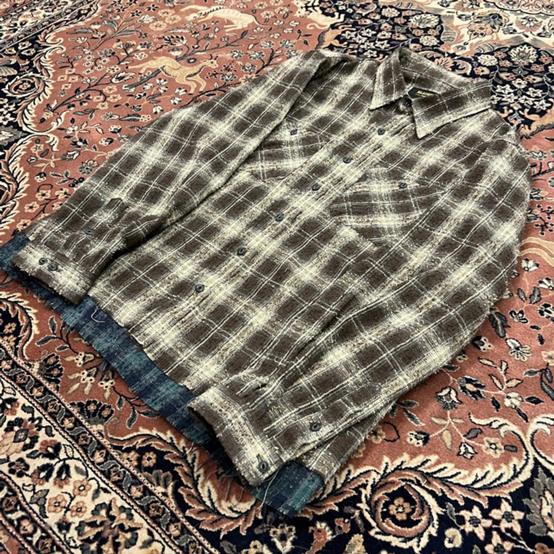 블랙아웃 브라운 셔츠 XL 상품이미지3