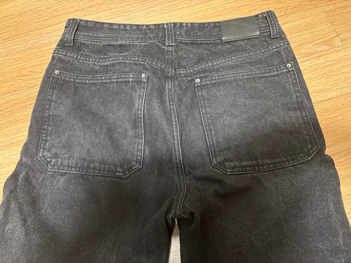 메종 미네드 블랙 데님 패치 워크 팬츠 상품이미지5