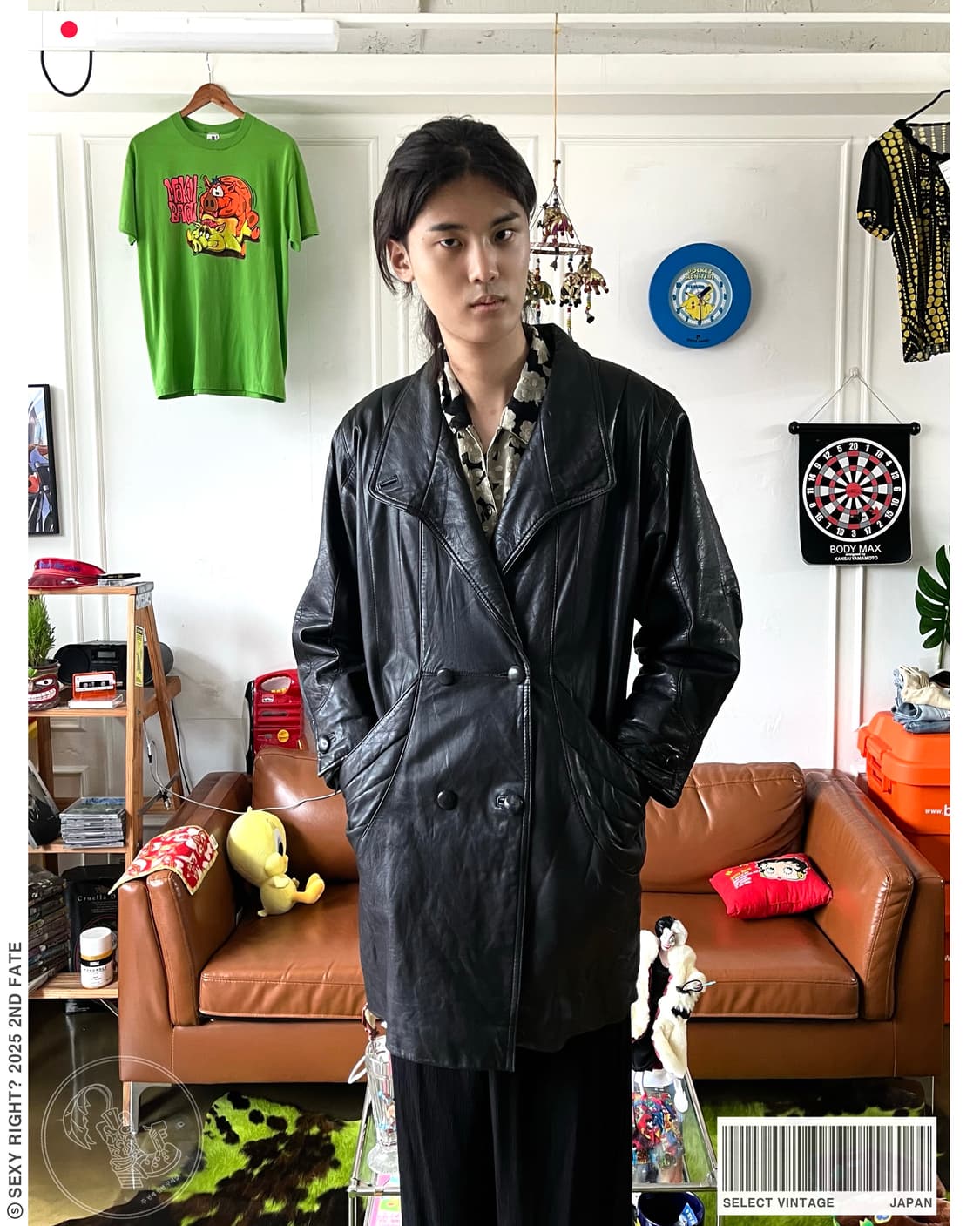 -1990s Jpn Real Lambskin Leather Coat 상품이미지1