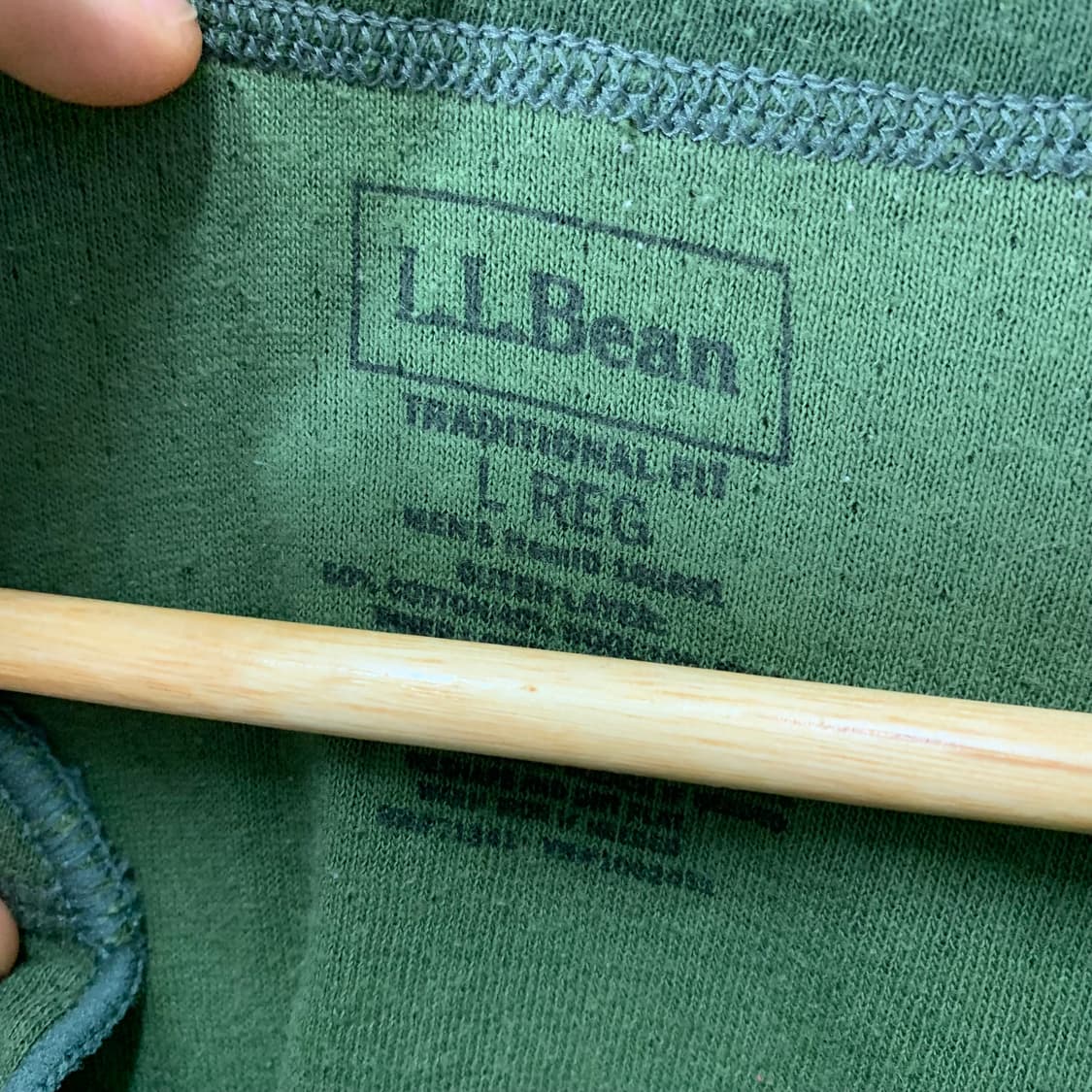 엘엘빈 제팬 딥카키 헨리넥 슬리브 상품이미지3