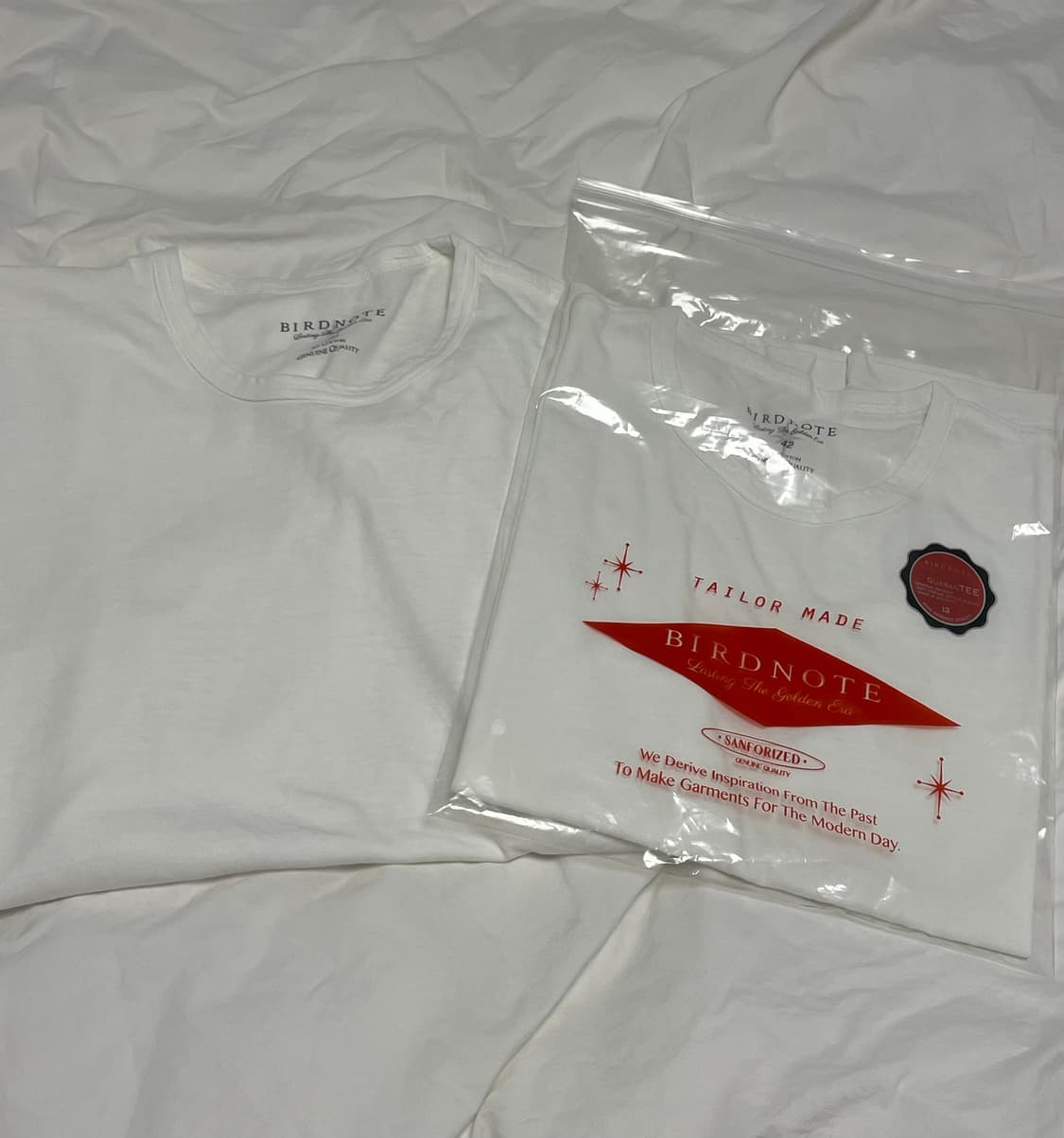 버드노트 BIRDNOTE 2PACK 티셔츠 상품이미지5